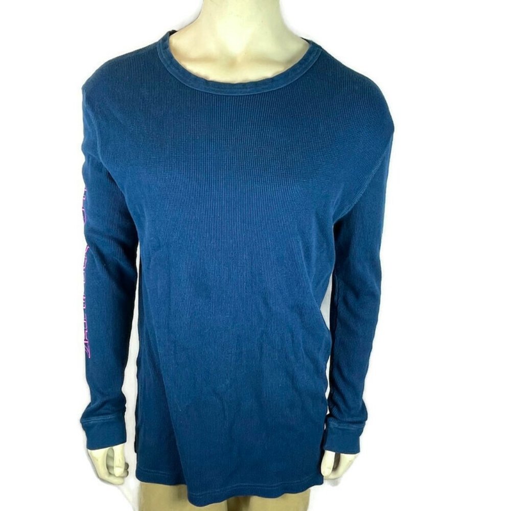 Pink Dolphin Thermal Shirt Blue XXL Long Sleeve